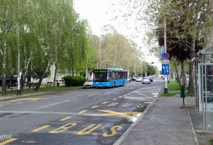 koledinečka ulica, dubrava, zagreb - autobusna linija 223 - travanj 2012