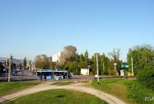 autobusno - tramvajski terminal "savski most" zagreb / travanj 2015.