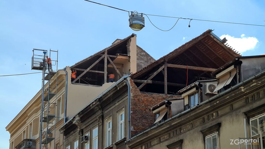 posljedice potresa | preradovićeva ulica zagreb | srpanj 2020.