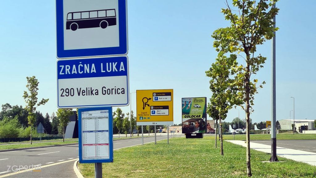 autobusna stanica "zračna luka zagreb" | linija 290 | kolovoz 2020.