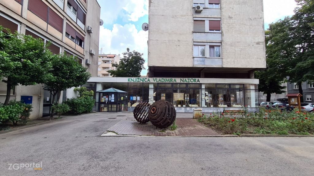 knjižnica vladimira nazora | vodovodna ulica, črnomerec, zagreb | kolovoz 2020.