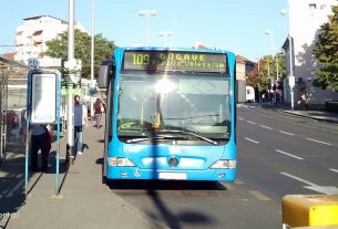 terminal črnomerec, zagreb - zet bus linija 109 - rujan 2012.