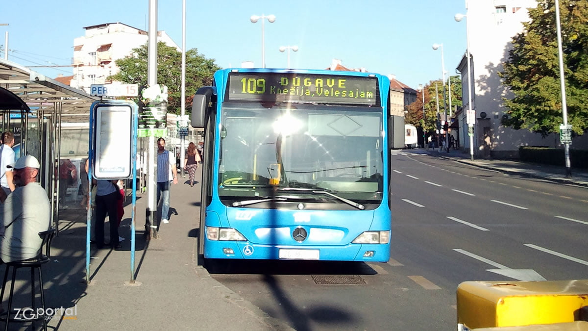 terminal črnomerec, zagreb - zet bus linija 109 - rujan 2012.