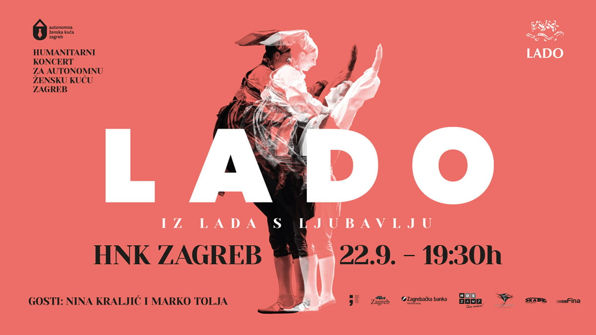 Iz Lada s ljubavlju 2020 - humanitarni koncert ansambla LADO za Autonomnu žensku kuću Zagreb