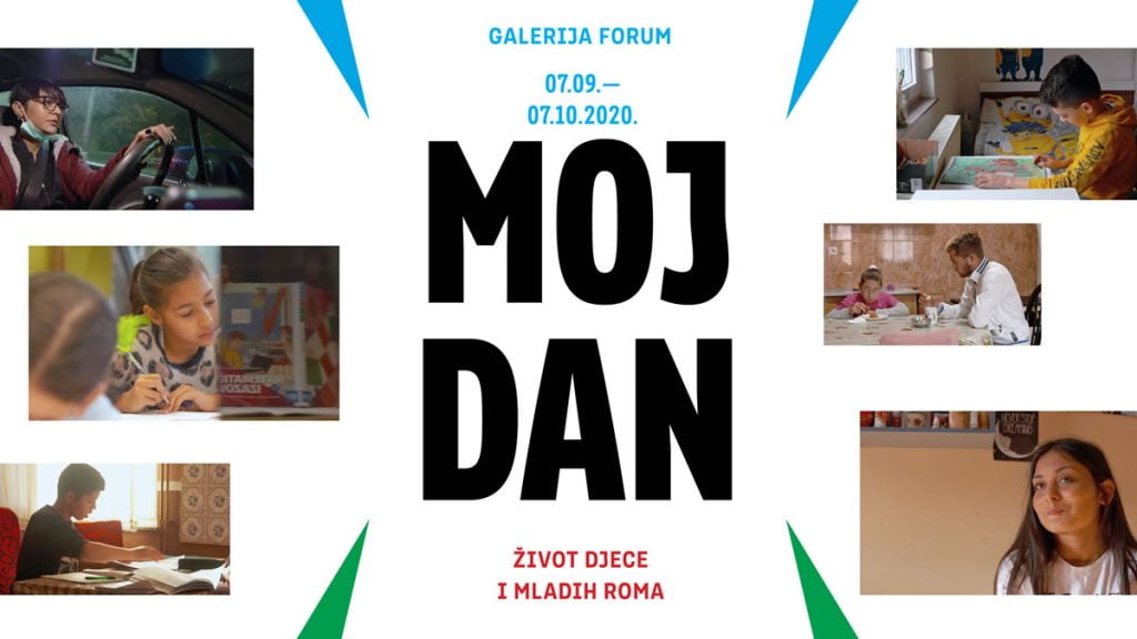 izložba "moj dan - život djece i mladih roma" - galerija forum zagreb - 2020.