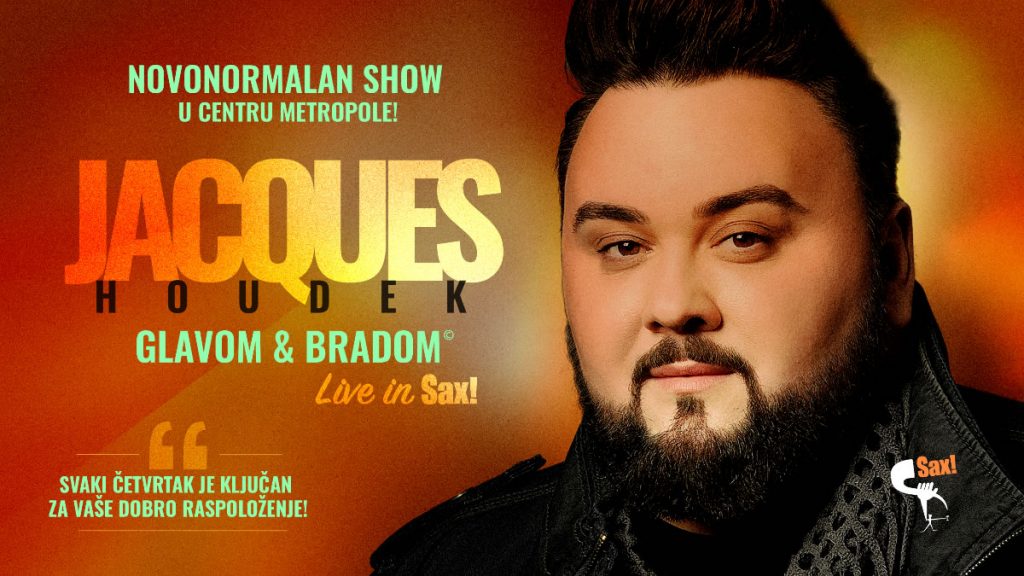jacques houdek - glavom & bradom | live in sax zagreb | 2020.