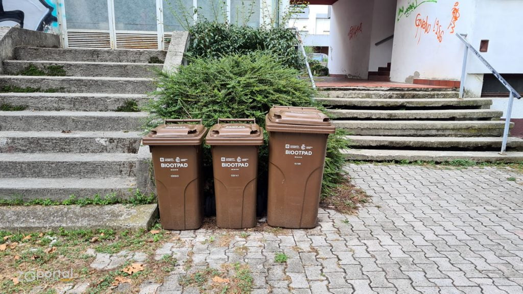 kanta za biootpad - čistoća zagreb - rujan 2020.