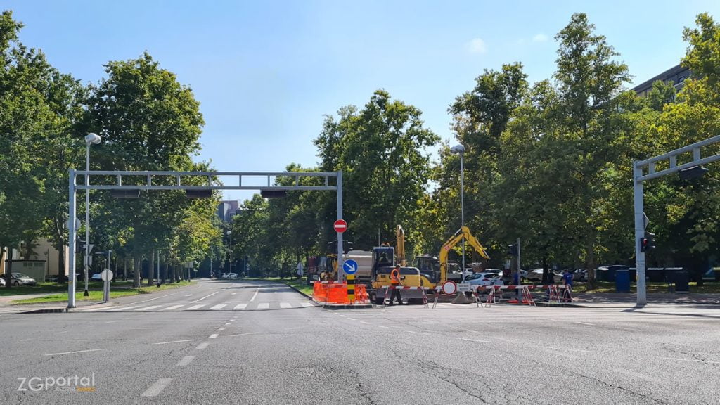 radovi na vrelovodu | ulica svetog mateja, dugave, zagreb | rujan 2020.