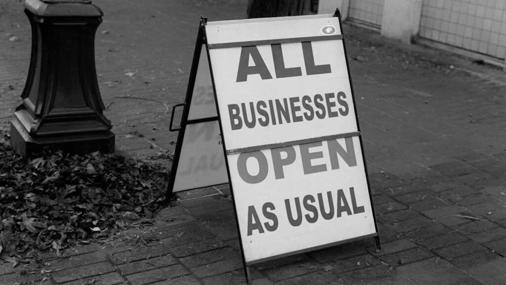 all business open as usual | 2020.