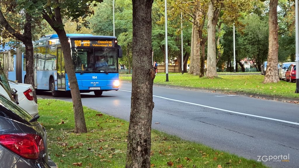 autobus linije 109 | zet zagreb | ulica svetog mateja dugave zagreb | listopad 2020.