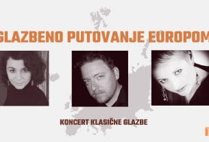 koncert klasične glazbe "glazbeno putovanje europom" - ckz novi zagreb - 2020