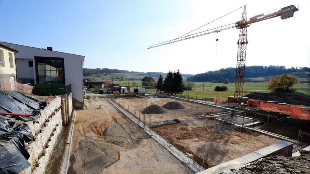 gradilište sportske dvorane | oš bedenica | listopad 2020.