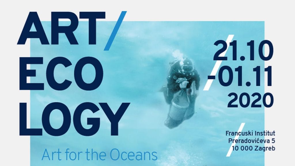 izložba "art ecology - art for the oceans" - francuski institut - 2020.