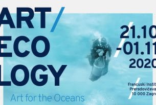 izložba "art ecology - art for the oceans" - francuski institut - 2020.