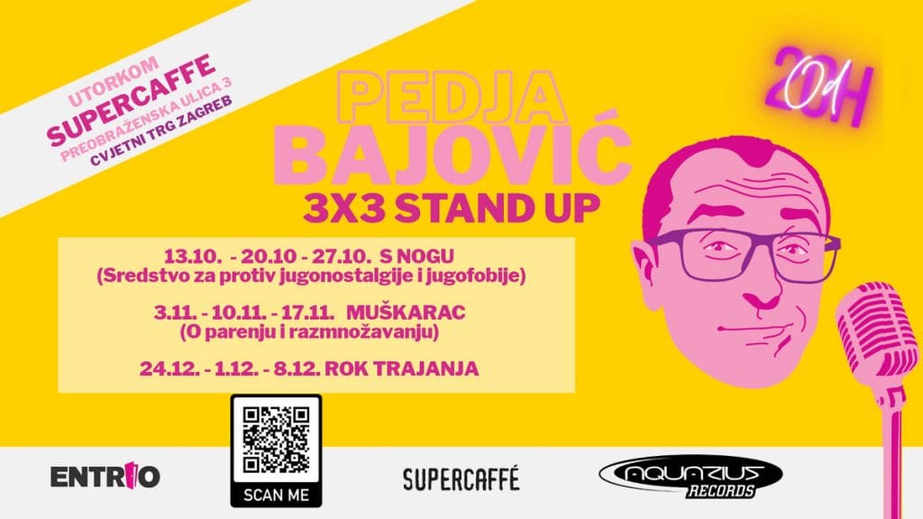 pedja bajović | 3x3 - stand up | supercaffe zagreb | 2020.