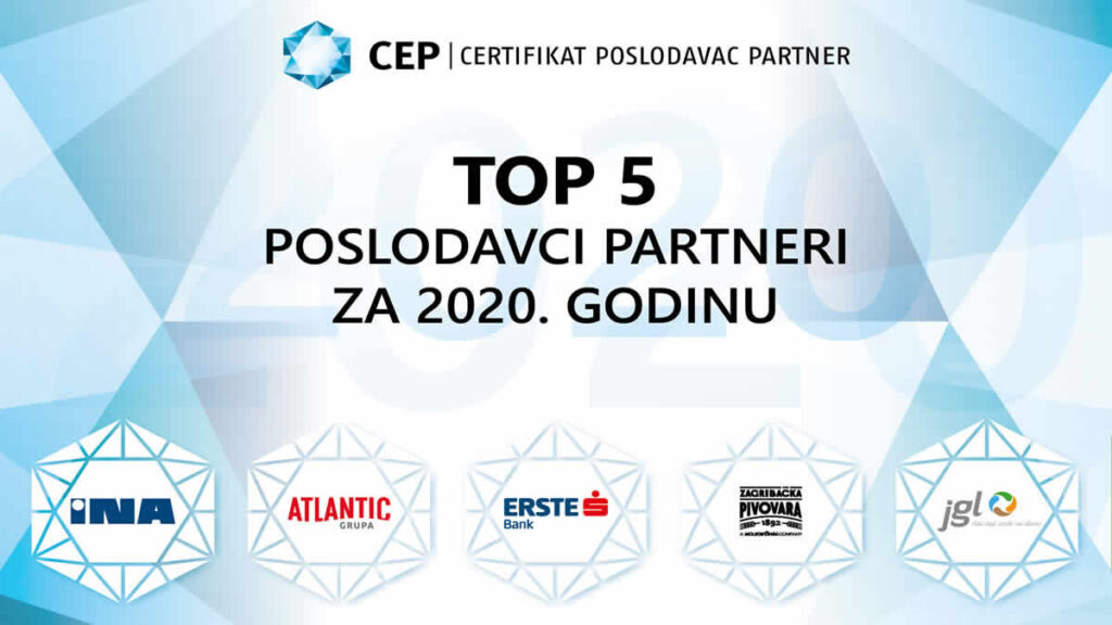 selectio certifikat poslodavac partner | top 5 poslodavci partneri za 2020. godinu
