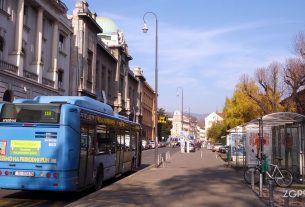 trg mažuranića, zagreb | linija 118 voltino - trg mažuranića | zet zagreb - iveco irisbus | studeni 2016.