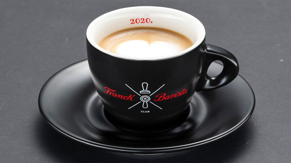 kava s mlijekom - franck barista club - 2020