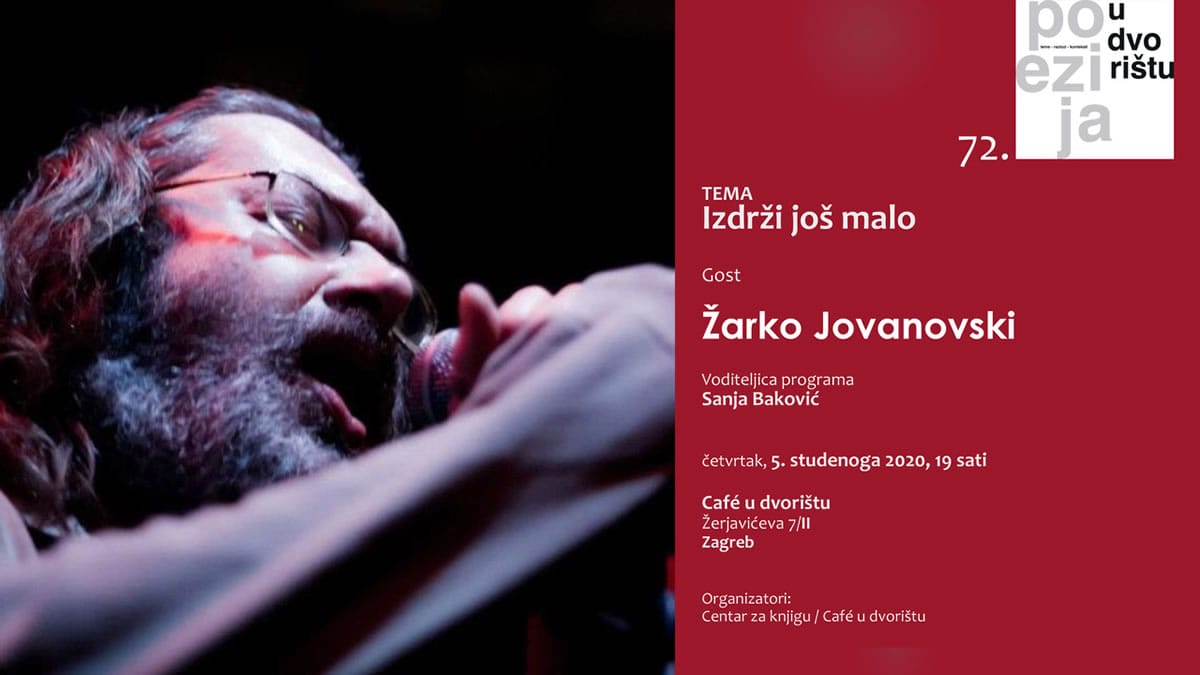 žarko jovanovski | poezija u dvorištu | 05.11.2020.