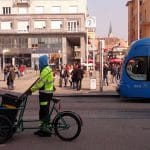 smetlarski bicikl | trg bana jelačića, zagreb | ožujak 2015.