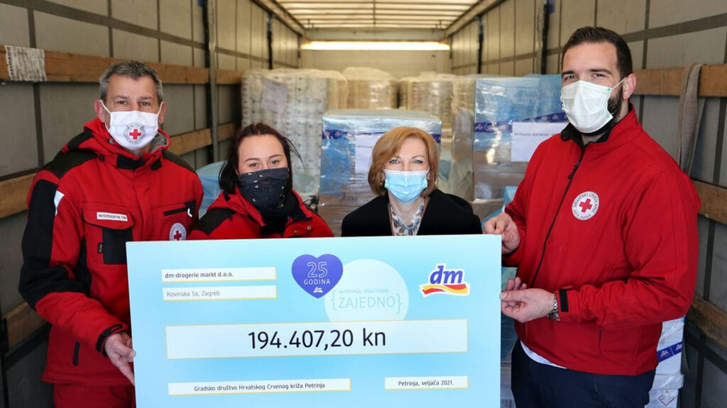 dm donacija | crveni križ petrinja | 2021.