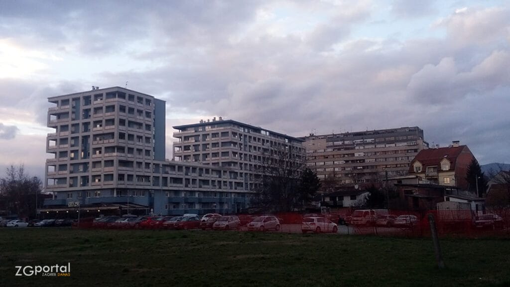 ulica kruge, gradska četvrt trnje, zagreb / veljača 2016.
