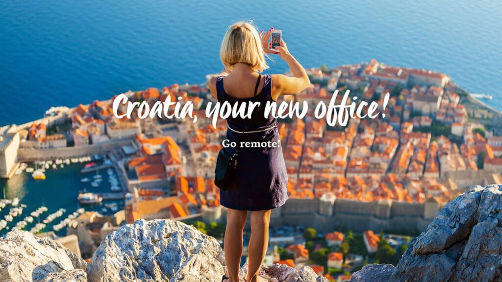 croatia, your new office! go remote! / dubrovnik, croatia / 2021.
