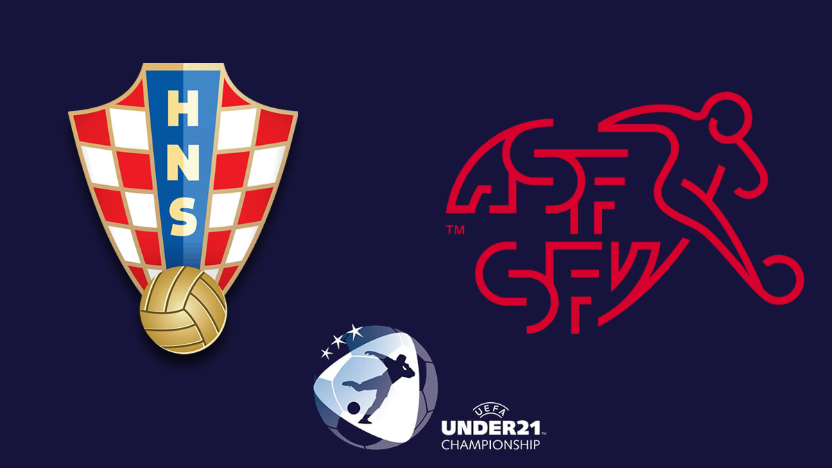 hrvatska - švicarska / croatia - switzerland / euro u21 slovenia hungary 2021