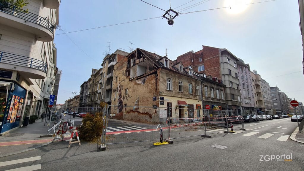 potres u zagrebu | srušena zgrada na križanju petrinjske i đorđićeve | ožujak 2021.