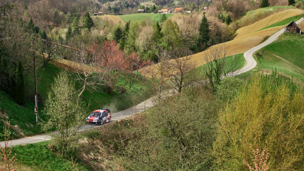 asphalt uphill track | wrc croatia rally 2021