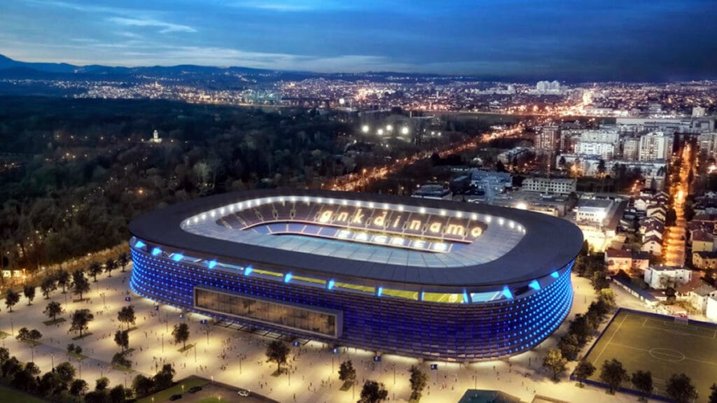 stadion maksimir | dinamo zagreb | idejni projekt otta barića | 2021.