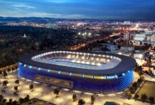 stadion maksimir - dinamo zagreb / idejni projekt otta barića / 2021.