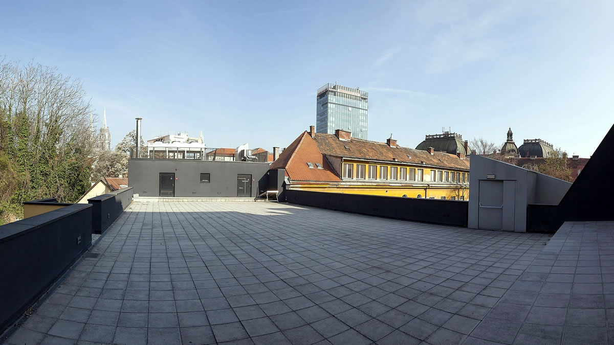 krovna terasa - zagrebački plesni centar - 2021.