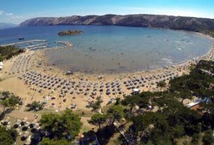 pješčana plaža | lopar - rab - hrvatska | 2020.