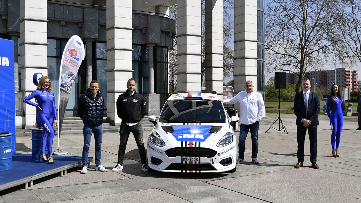 wrc croatia rally 2021 - viliam prodan i jurica šebalj - ina industrija nafte