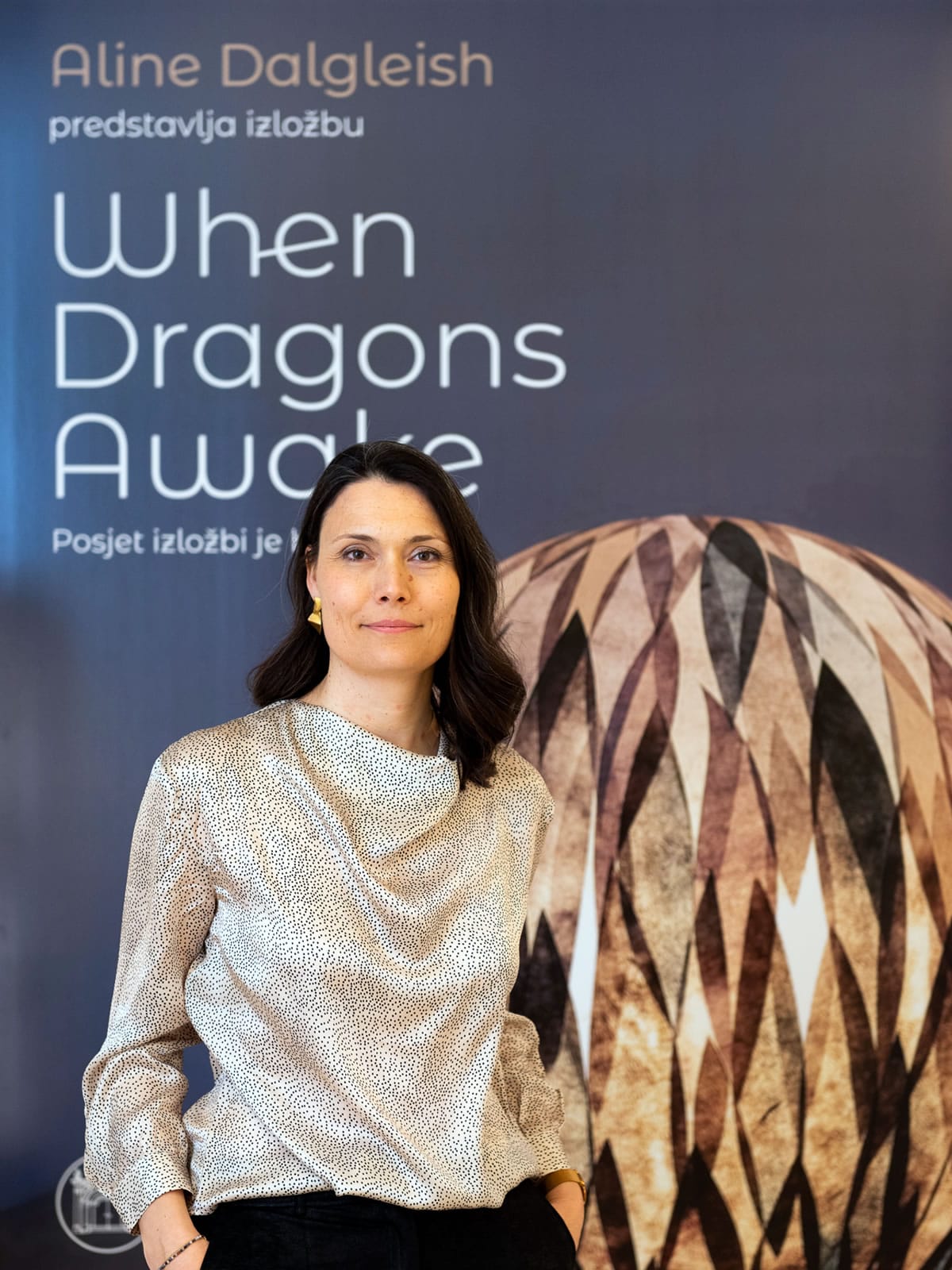 aline dalgleish - izložba "when dragons awake" - galerija klovićevi dvori zagreb / 2021.