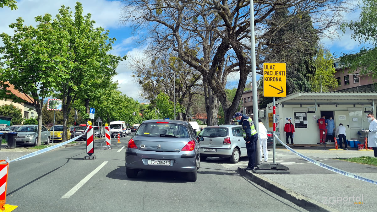 testiranje na koronavirus | klinika za infektivne bolesti, mirogojska cesta, zagreb | travanj 2021.