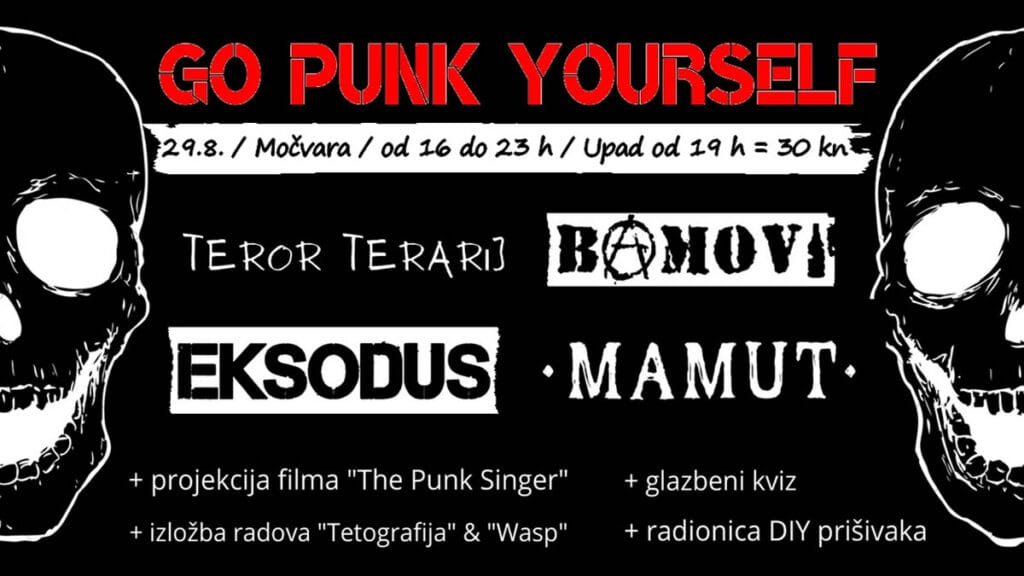 go punk yourself 2021 | močvara zagreb