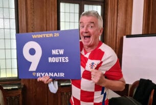 michael kevin o`leary | ceo ryanair | zagreb croatia | 2021.