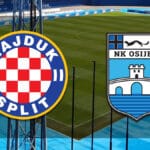 hnk hajduk split - nk osijek | hrvatska nogometna liga