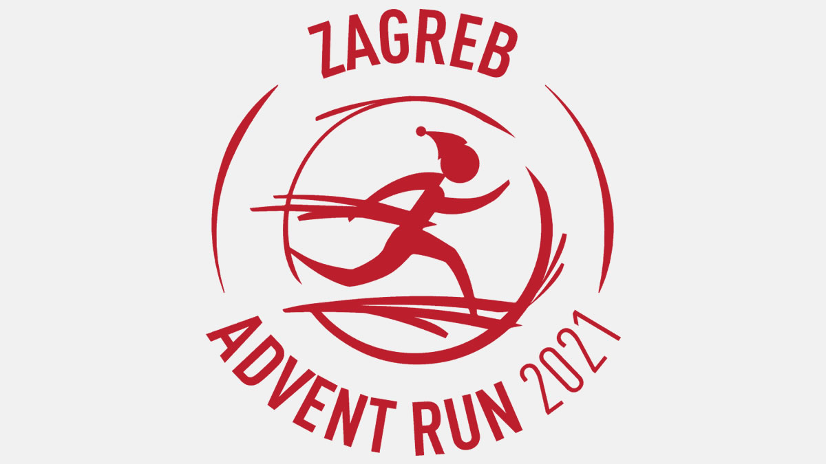 zagreb advent run / logo 2021.