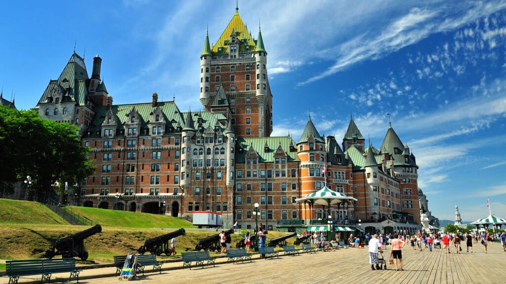 chateau de quebec canada | air france travel | 2022.