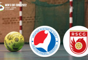 hrvatska - crna gora / rukomet ehf euro 2022 handball / croatia - monte negro