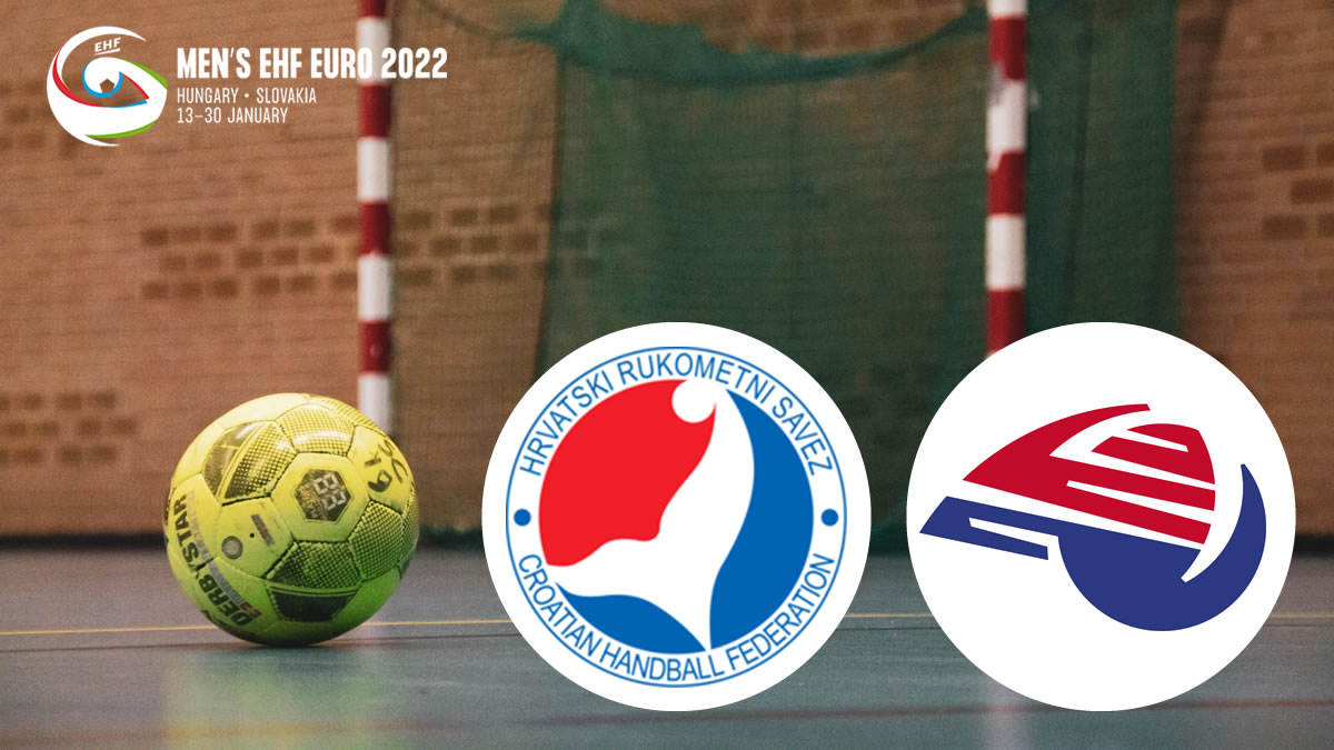 hrvatska - nizozemska / rukomet ehf euro 2022 handball / croatia - netherlands