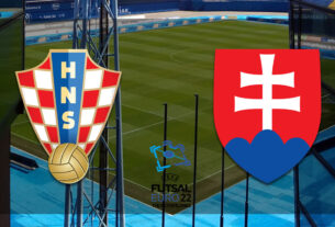 hrvatska - slovačka / uefa futsal euro 2022 / croatia - slovakia