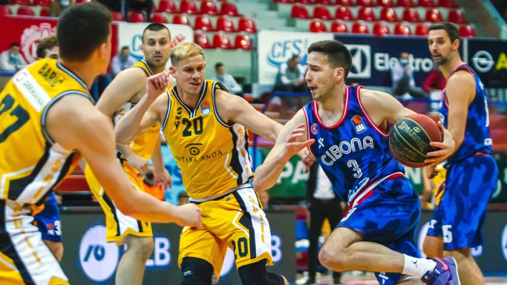 cibona - split | 20. kolo, aba liga | kc dražen petrović zagreb | veljača 2022.