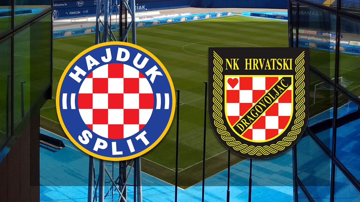 hajduk - hrvatski dragovoljac / nogomet - ht prva liga