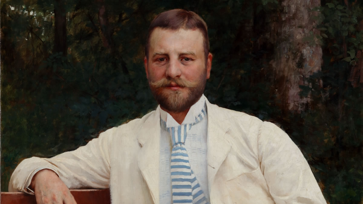 vlaho bukovac - portret gustava pongratza - 1893. - ulje na platnu