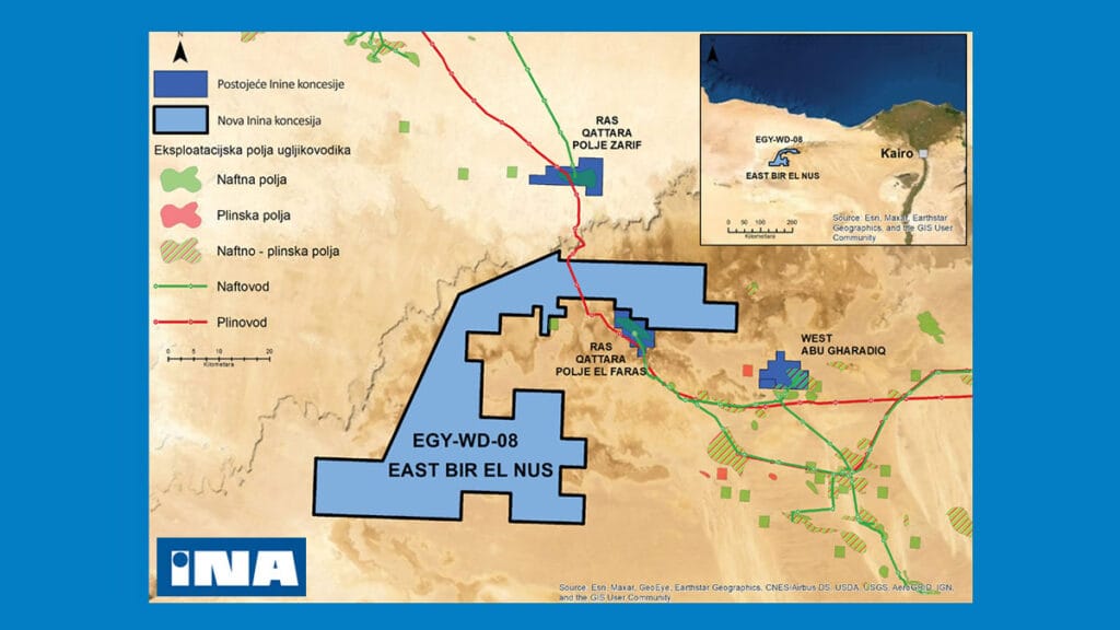 ina | naftna polja east bir el nus egipat | 2022.