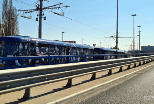 most mladosti, zagreb / dinamo tramvaj broj 7 - zet zagreb / ožujak 2022.